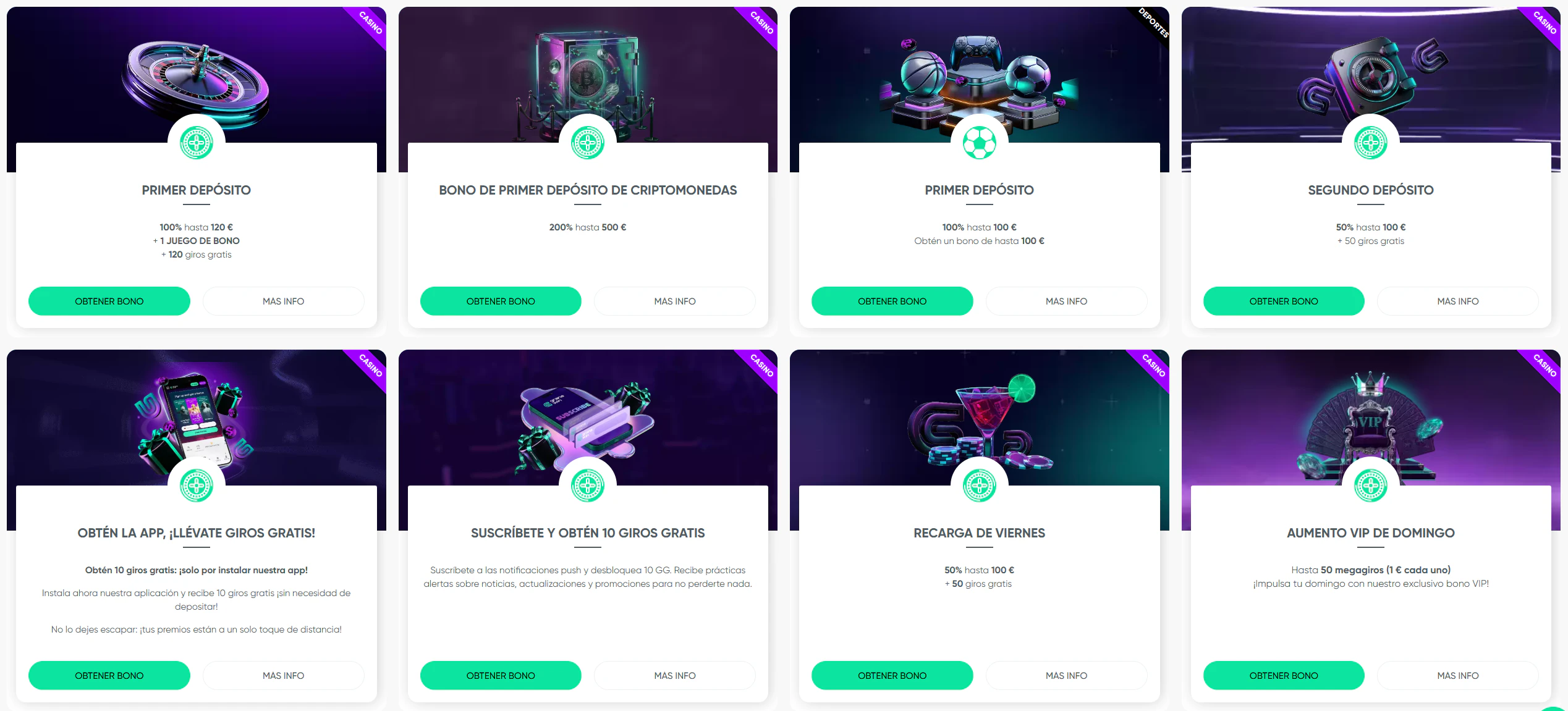 Promociones y bonos deportivos de granawin